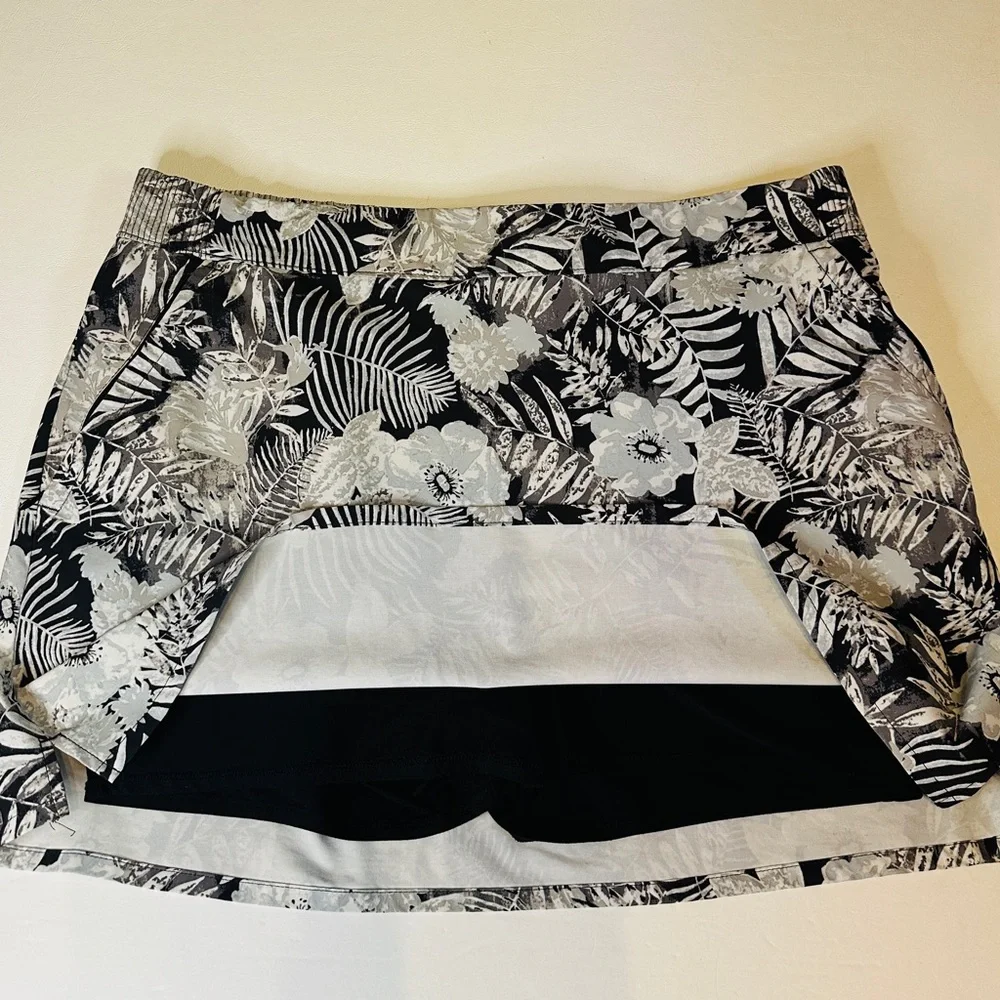 Women’s COLUMBIA PFG Sun Drifter Floral Skort Stretch Tropical Sz XL